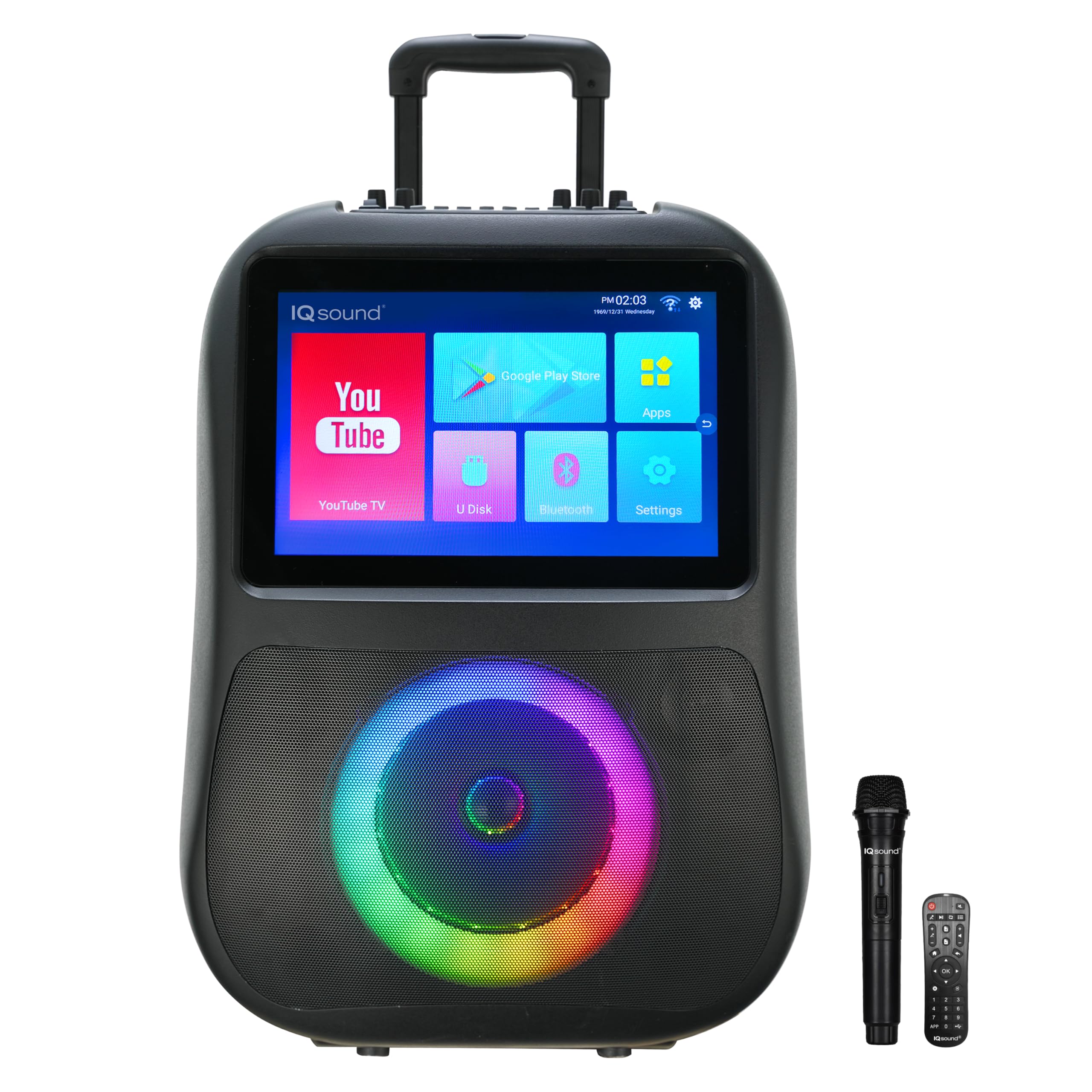 Amazon.com: IQ Sound IQ-1506WK Portable Karaoke System with 8